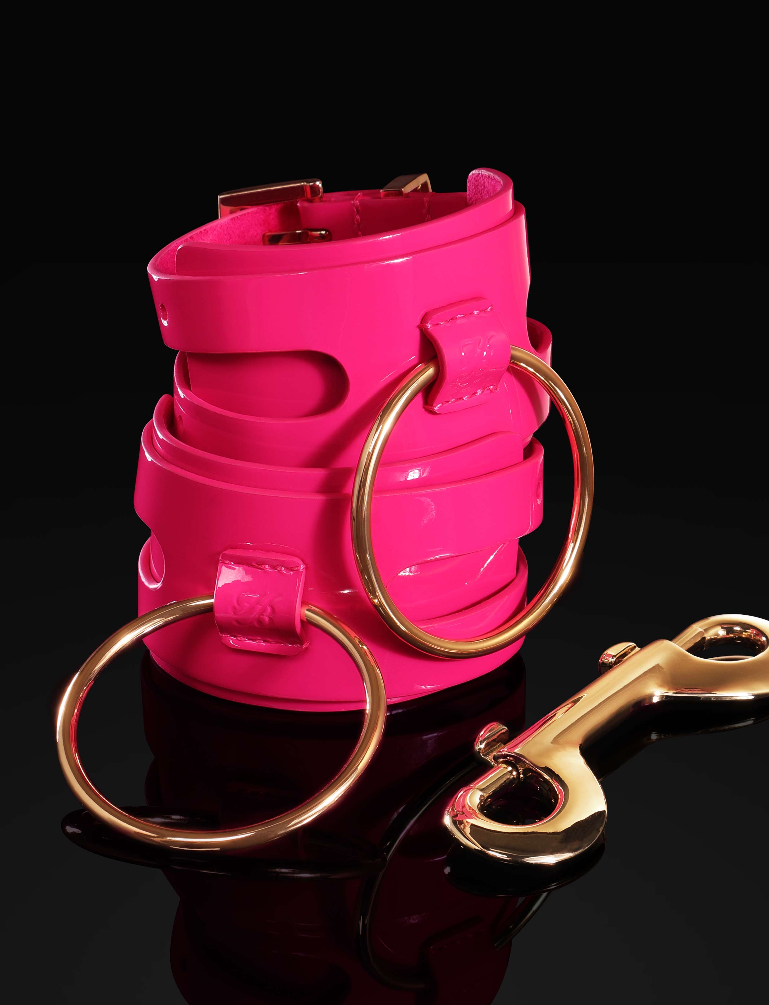 Jasmin Hot Pink Cuffs